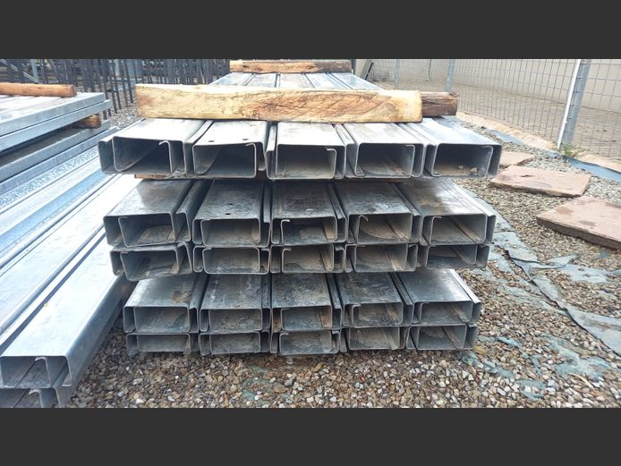 3m galvanised lipchannel 150mmx75mm 2mm thick