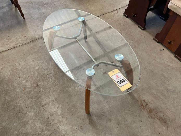 Glass top table