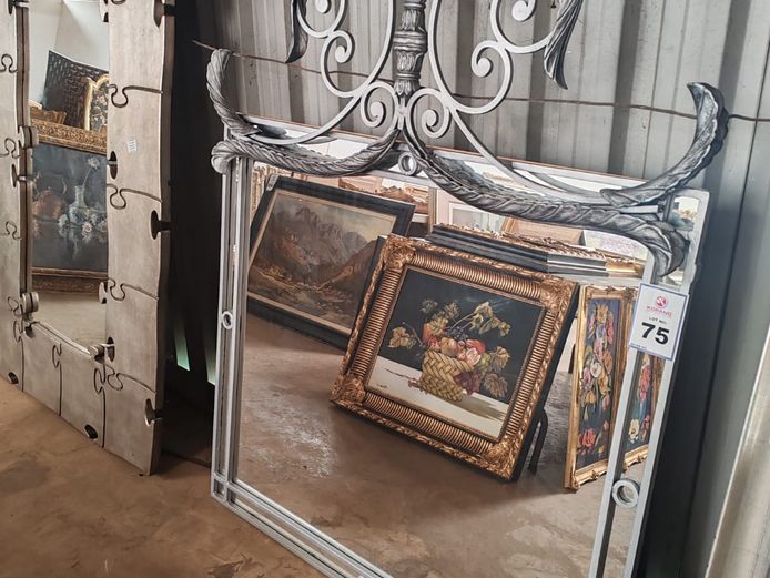 Metal Frame Square Mirror (STC)