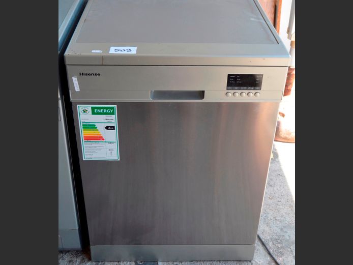 HISENSE METALLIC FINISH DISHWASHER [Switches on, untested further]  [#: 423258483]