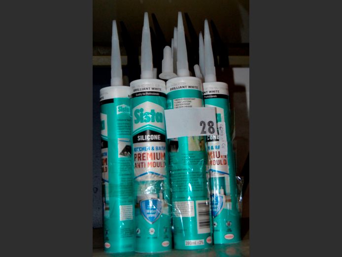 LOT OF 10: SISTA WHITE SILICONE TUBES