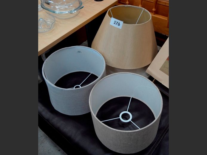 ASSORTED LAMP SHADES
