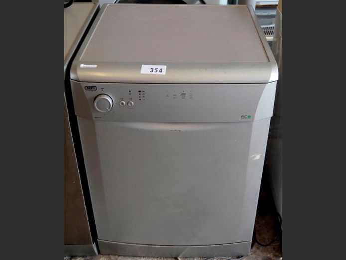 DEFY ECO DDW174 METALLIC FINISH DISHWASHER [Switches on, Untested further]