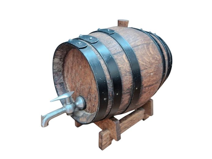Small Vintage Oak Barrel