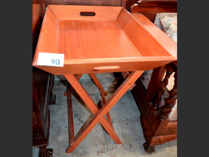 PINE BUTLER'S TRAY, 60 x 45 x 64cm