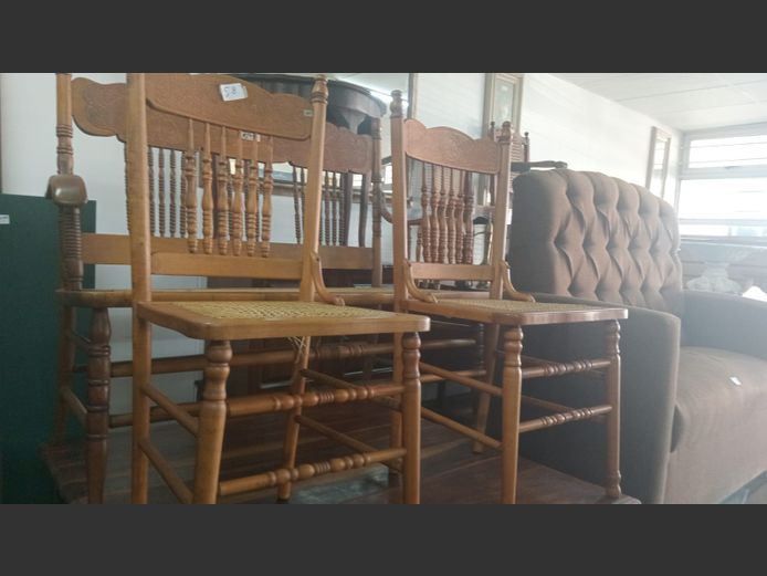2x antique chairs
