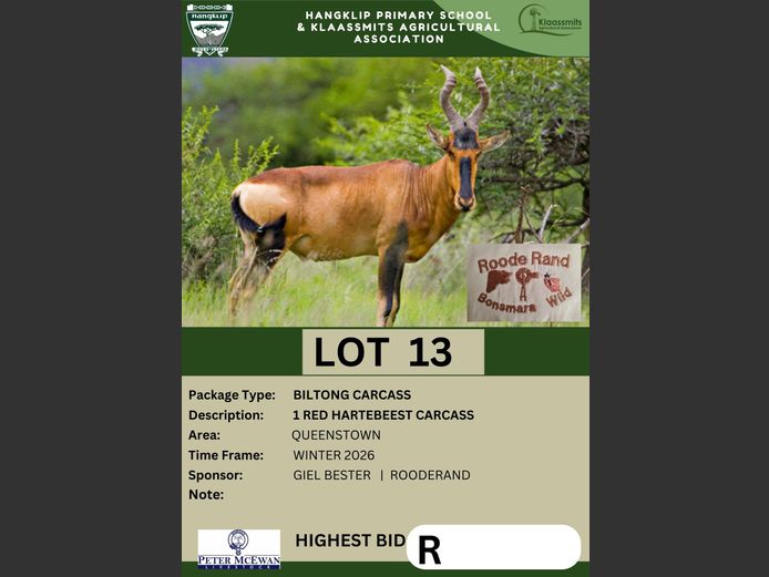 BILTONG CARCASS | ROODERAND