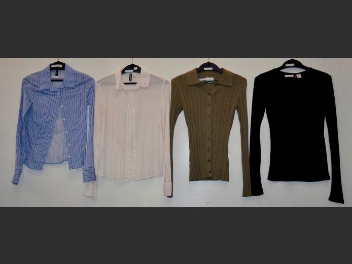 H & M: LADIES SHIRTS & KNITTED TOPS [Sizes S, XS & XXS]