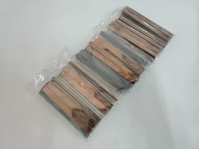 Gem Glass Mosaic Bronze Mirror Tiles