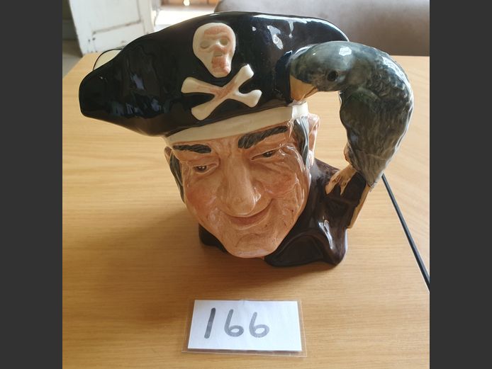 ROYAL DOULTON "LONG JOHN SILVER" CARACTER JUG, 18cm High