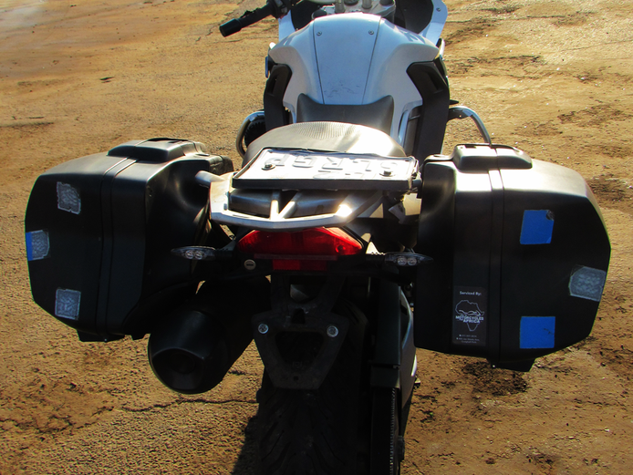2015 White BMW F 800 GT