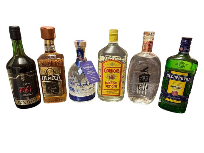 Mixed Spirits Selection – Port, Tequila, Gin & Liqueur Bundle