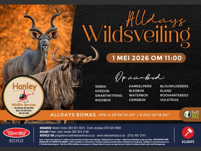 HANLEY WILDLIFE SERVICES WILDSVEILING