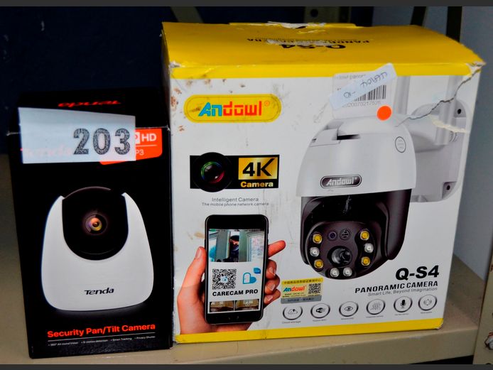 ANDOWL Q-S4 PANORAMIC WI-FI CAMERA & A TENDA TILT CAMERA [Untested]