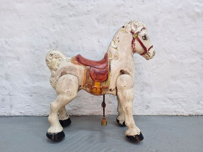 Vintage English Mobo Steel Riding Toy Horse – Circa 1950s