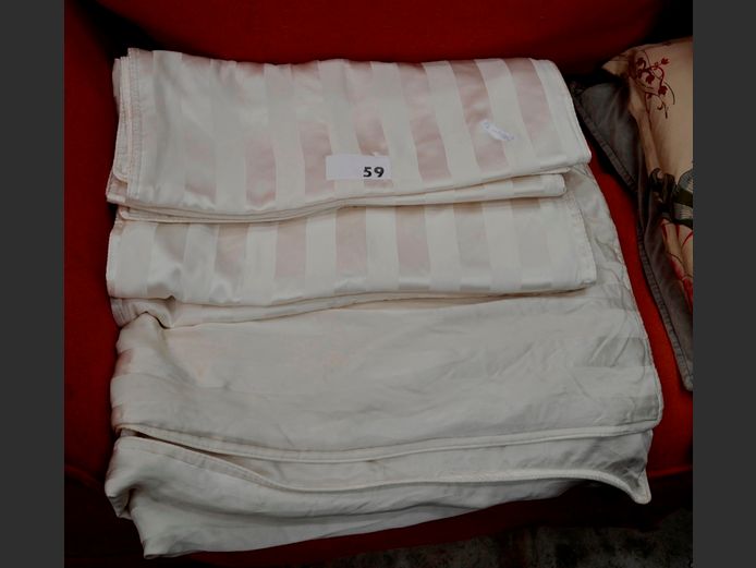 SET SILK KING SIZE DUVET COVERS WITH SILK INNER & PILLOWS