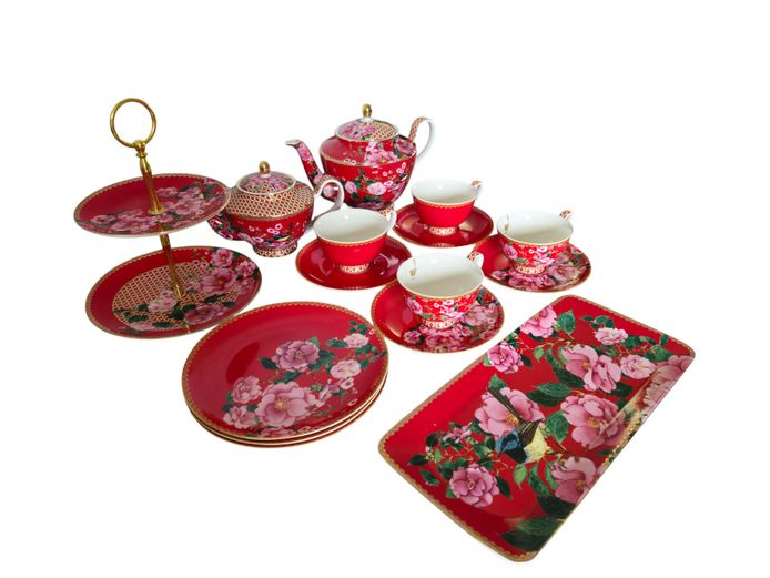 Maxwell & Williams Fine Bone China 'Floriade' Tea Service