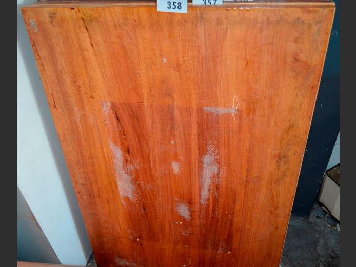 STAINED OAK TABLE TOP, 110 x 75cm