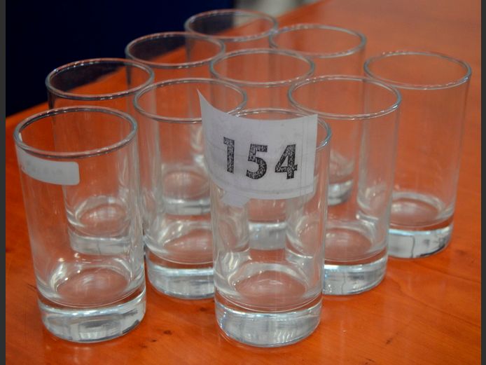 SET OF 10 JUICE GLASSES