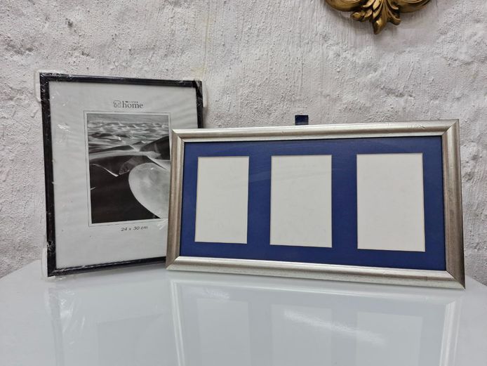 Lot of 2 Modern Photo Frames