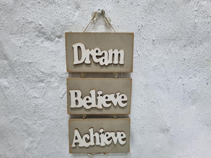 Decorative Tiered Wooden Wall Plaque