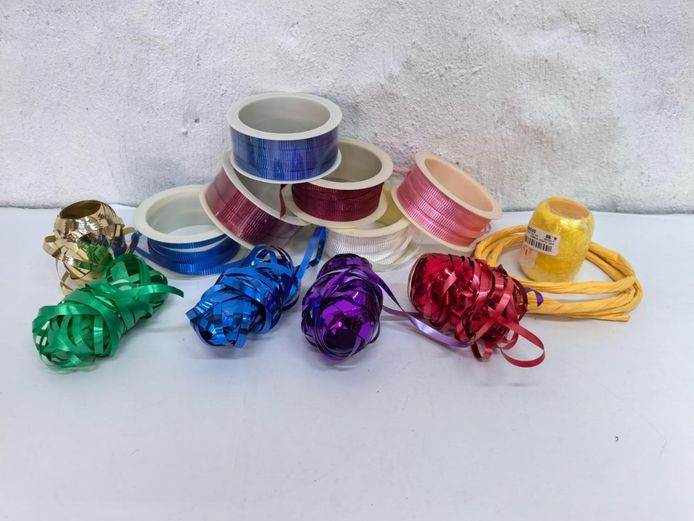 Assorted Craft & Wrapping Ribbon Spools Bundle