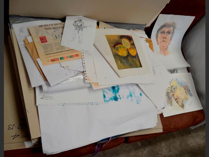 VARIOUS SKETCHES & PAINTINGS