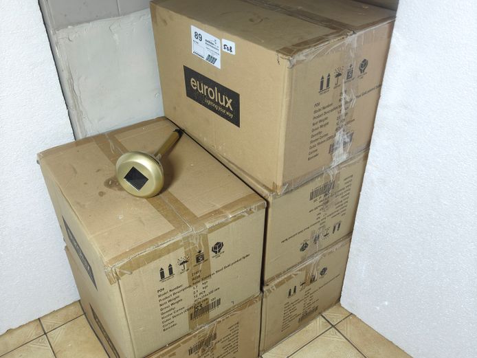 5 X BOXES SOLAR SPIKE LIGHTS