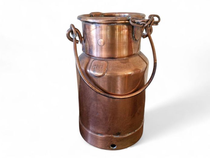 Antique Copper Milk Can