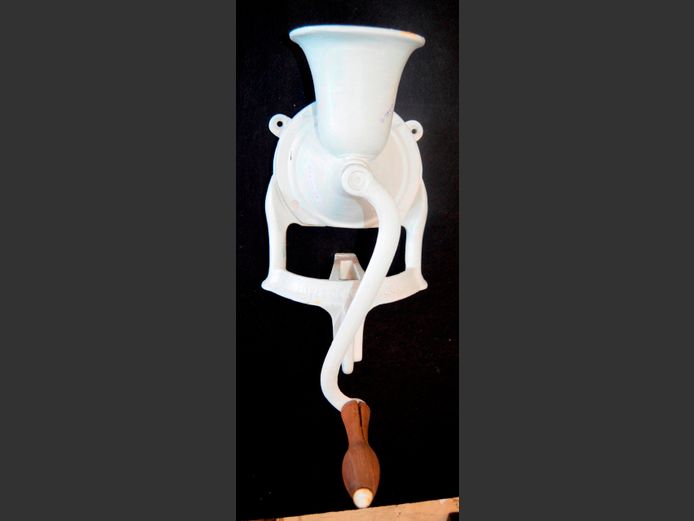 LOVELOCK, LONDON, VINTAGE COFFEE GRINDER, 39 x 20 x 27cm
