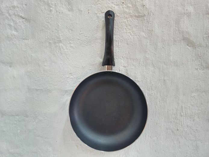 Blue Ceramic Non-Stick Frying Pan