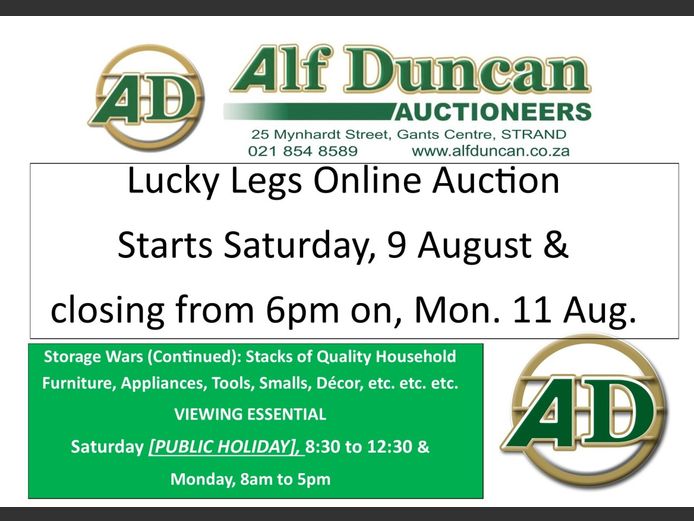 Lucky Legs Timed Online Auction