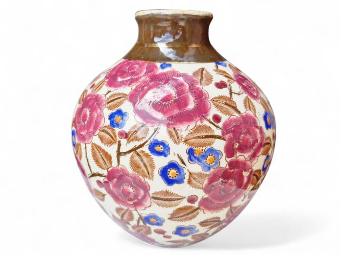 Art Deco Boch Frères La Louvière Pottery Ceramic Vase