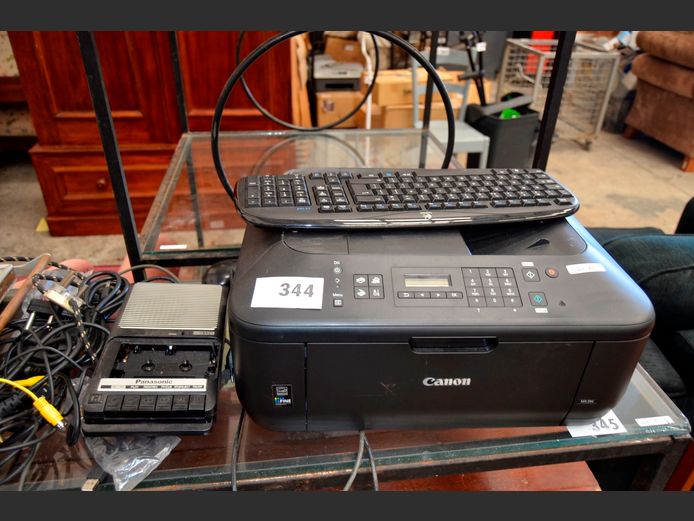 CANON PIXMA PRINTER, PANASONIC TAPE RECORDER, etc [Untested]