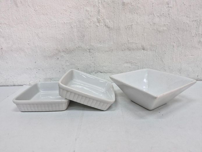 Mayfair Vitrified Hotelware Ceramic Serving & Sqaure Oven Dishes