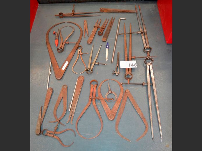 VARIOUS COMPASSES & CALIPERS