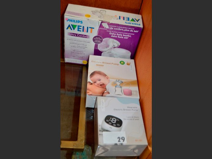 LOT OF 3 BREAST PUMPS: PHILIPS & ANOTHER [Untested]