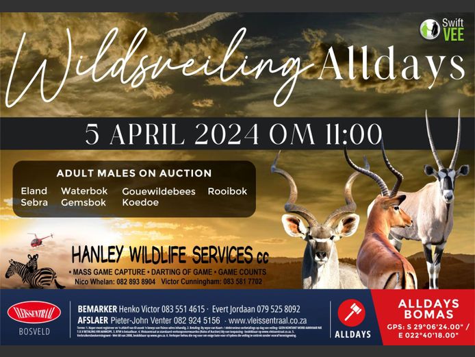 HANLEY WILDLIFE SERVICES GAME AUCTION