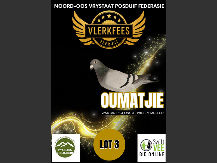 OUMATJIE | SPARTAN PIGEONS 3 - WILLEM MULLER