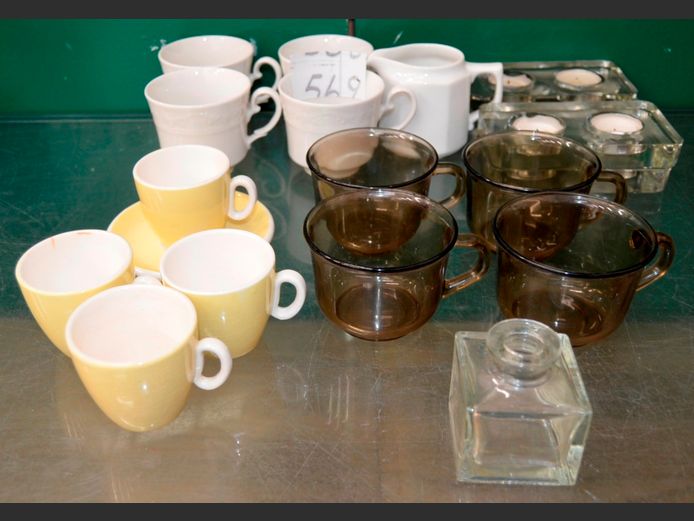 ESPRESSO CUPS, TEA CUPS, TEALIGHT CANDLE HOLDERS, etc