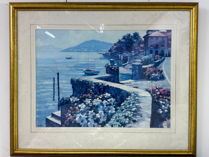 Large Italian Coastal Print 