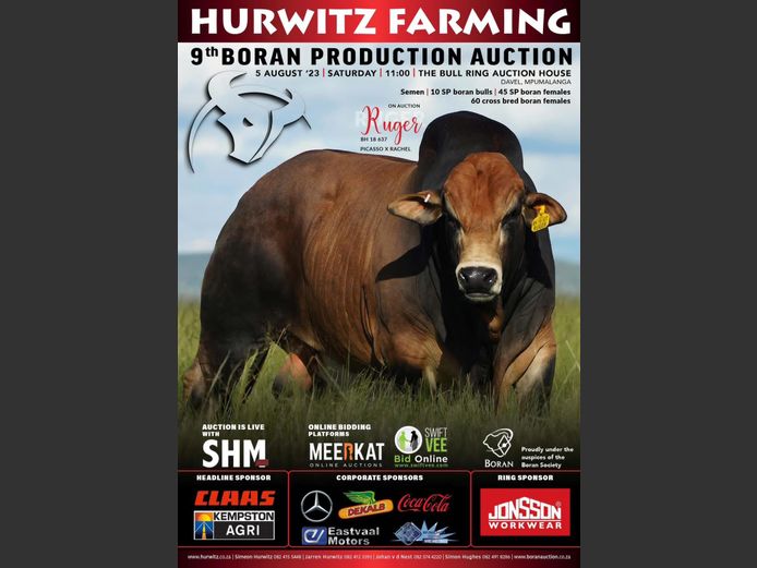 HURWITZ FARMING 9TH BORAN PRODUCTION AUCTION