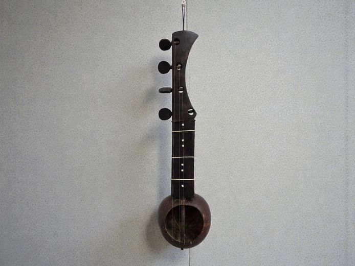 Traditional African Gourd Ukulele