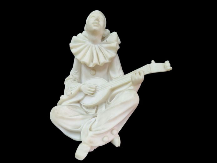 Classic Pierrot Stonelite Figurine