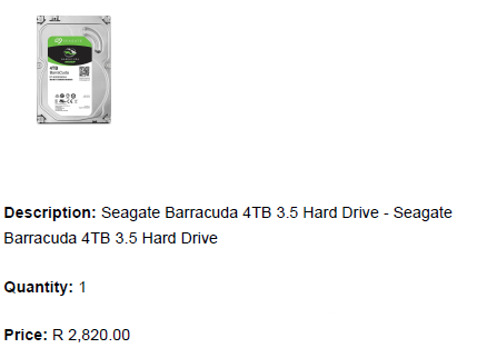 SILVER PALLET OF STOCK (NOT TESTED) TOTAL RETAIL VALUE: R 67,363.00