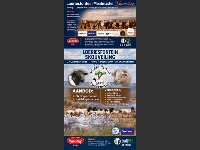 LOERIESFONTEIN SKOUVEILING