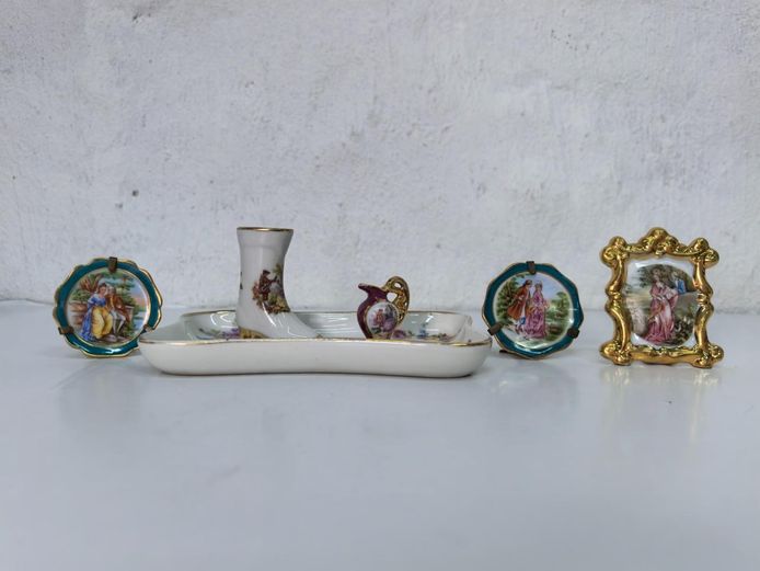 Vintage Limoges French Porcelain Miniature Collection