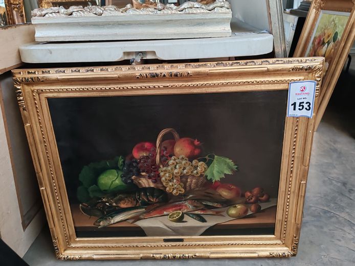 Painting – Fruit & Fish - Francesco Makcrea (STC)