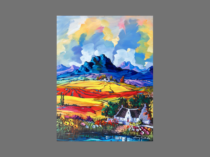 Solly Manthata CRAZY R1 AUCTION - (1000mm x 800mm)
