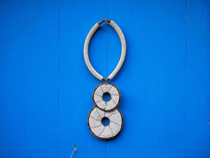 Kenyan Hand Beaded Statement Necklace